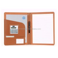 A4 Leather Portfolio File Folders Document Bag Pu